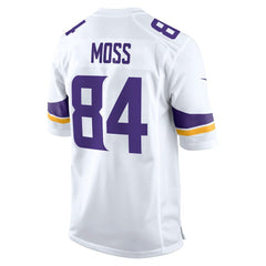 Nike Randy Moss Minnesota Vikings Retired Player Game Jersey White