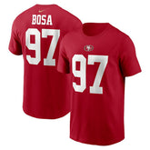 Nike Nick Bosa San Francisco 49ers Player Name & Number T-Shirt Scarlet