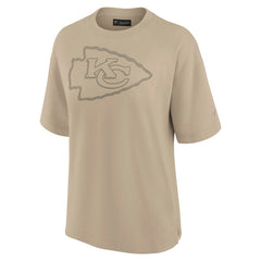 Fanatics Kansas City Chiefs Women's Oversized Elements T-Shirt Khaki