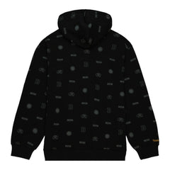 Boston Bruins Mitchell & Ness 100th Anniversary Allover Print Pullover Hoodie - Black - NHL 200328487