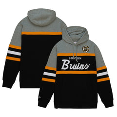 Boston Bruins Head Coach Pullover Hoodie - Black/Gray - NHL 200328513