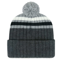 Chicago White Sox '47 Stack Cuffed Knit Hat with Pom - Gray - 47 brand Discount