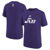 Utah Jazz NBA Youth 2023/24 Classic Edition Authentic Pregame Shooting T-Shirt Purple | Nike outlet