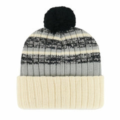 Chicago White Sox '47 Tavern Cuffed Knit Hat with Pom - Natural - 47 brand Lifestyle