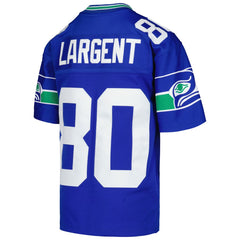 Mitchell & Ness Steve Largent Seattle Seahawks Youth 1985 Retired Player Legacy Jersey Royal