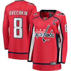 Alexander Ovechkin Washington Capitals Fanatics Women's Captain Patch Home Breakaway Player Jersey - Red - NHL 200340954