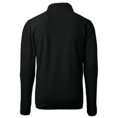 Philadelphia Eagles Cutter & Buck Gridiron Classics Big & Tall Cascade Eco Sherpa Fleece Quarter-Zip Pullover Jacket Black