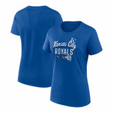 Kansas City Royals Fanatics Women's Logo Fitted T-Shirt - Royal - Fanatics Discount