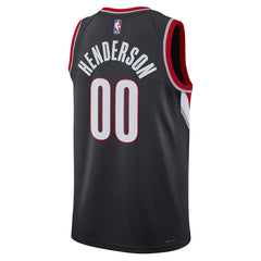 Scoot Henderson Portland Trail Blazers Unisex 2023 NBA Draft Swingman Jersey Icon Edition Black | Nike outlet