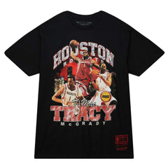 Tracy McGrady Houston Rockets Hardwood Classics Bling Concert Player T-Shirt for sale Black | Mitchell & Ness US
