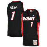Chris Bosh Miami Heat 2012/13 Hardwood Classics Swingman Jersey Black | Mitchell & Ness for sale