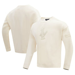 St. Louis Cardinals Pro Standard Neutral Drop Shoulder Pullover Sweatshirt - Cream - MLB Sale