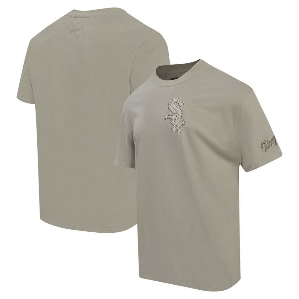 Chicago White Sox Pro Standard Oversized Neutral CJ Dropped Shoulders T-Shirt - Tan - MLB Online