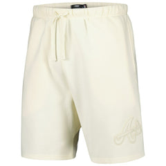 Atlanta Braves Pro Standard Neutral Fleece Shorts - Cream - MLB Sale