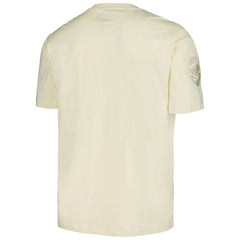 Cincinnati Reds Pro Standard Oversized Neutral CJ Dropped Shoulders T-Shirt - Cream - MLB Sale