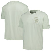 Colorado Rockies Pro Standard Oversized Neutral CJ Dropped Shoulders T-Shirt - Mint - MLB Lifestyle