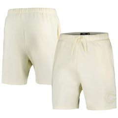 Cincinnati Reds Pro Standard Neutral Fleece Shorts - Cream - MLB on Sale