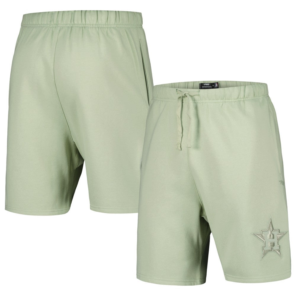 Houston Astros Pro Standard Neutral Fleece Shorts - Light Green - MLB on Sale