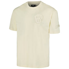 Milwaukee Brewers Pro Standard Oversized Neutral CJ Dropped Shoulders T-Shirt - Cream - MLB Online