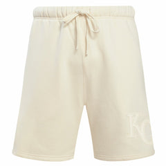 Kansas City Royals Pro Standard Neutral Fleece Shorts - Cream - MLB Online
