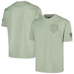 Minnesota Twins Pro Standard Oversized Neutral CJ Dropped Shoulders T-Shirt - Mint - MLB Discount