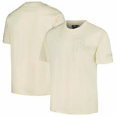 Pittsburgh Pirates Pro Standard Oversized Neutral CJ Dropped Shoulders T-Shirt - Cream - MLB Sale