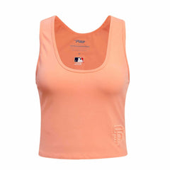 San Francisco Giants Pro Standard Women's Neutral Fitted Racerback Tank Top - Pink - MLB Online
