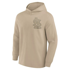 St. Louis Cardinals Fanatics Elements Lightweight Fleece Hoodie - Khaki - Fanatics Discount