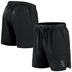Chicago White Sox Fanatics Front Office Micro Tonal Shorts - Black - Fanatics Lifestyle