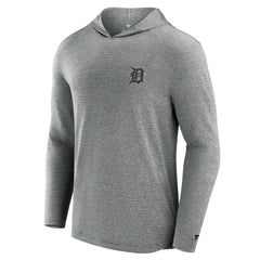 Detroit Tigers Fanatics Front Office Tech Lightweight Hoodie T-Shirt - Black - Fanatics Lifestyle