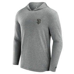 San Francisco Giants Fanatics Front Office Tech Lightweight Hoodie T-Shirt - Black - Fanatics Lifestyle