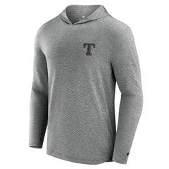 Texas Rangers Fanatics Front Office Tech Lightweight Hoodie T-Shirt - Black - Fanatics Online