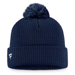 Fanatics Tennessee Titans Women's Logo Cuffed Knit Hat with Pom Navy