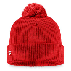Fanatics Tampa Bay Buccaneers Women's Logo Cuffed Knit Hat with Pom Cardinal