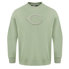 Cincinnati Reds Pro Standard Neutral Drop Shoulder Pullover Sweatshirt - Green - MLB on Sale