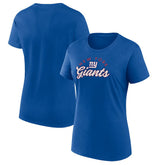 Fanatics New York Giants Women's Primary Component T-Shirt Royal