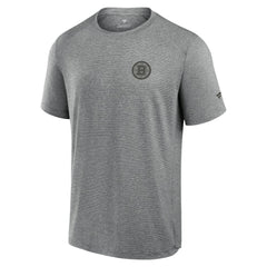 Boston Bruins Fanatics Front Office Tech T-Shirt - Black - NHL 200363790