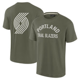 Portland Trail Blazers Unisex Elements Super Soft Short Sleeve T-Shirt Olive | Fanatics discount