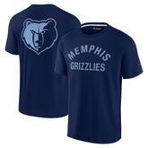 Memphis Grizzlies Unisex Elements Super Soft Short Sleeve T-Shirt Navy | Fanatics