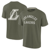 Los Angeles Lakers Unisex Elements Super Soft Short Sleeve T-Shirt Olive | Fanatics discount