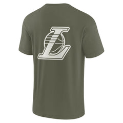 Los Angeles Lakers Unisex Elements Super Soft Short Sleeve T-Shirt Olive | Fanatics discount