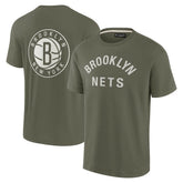 Brooklyn Nets Unisex Elements Super Soft Short Sleeve T-Shirt Olive | Fanatics for sale