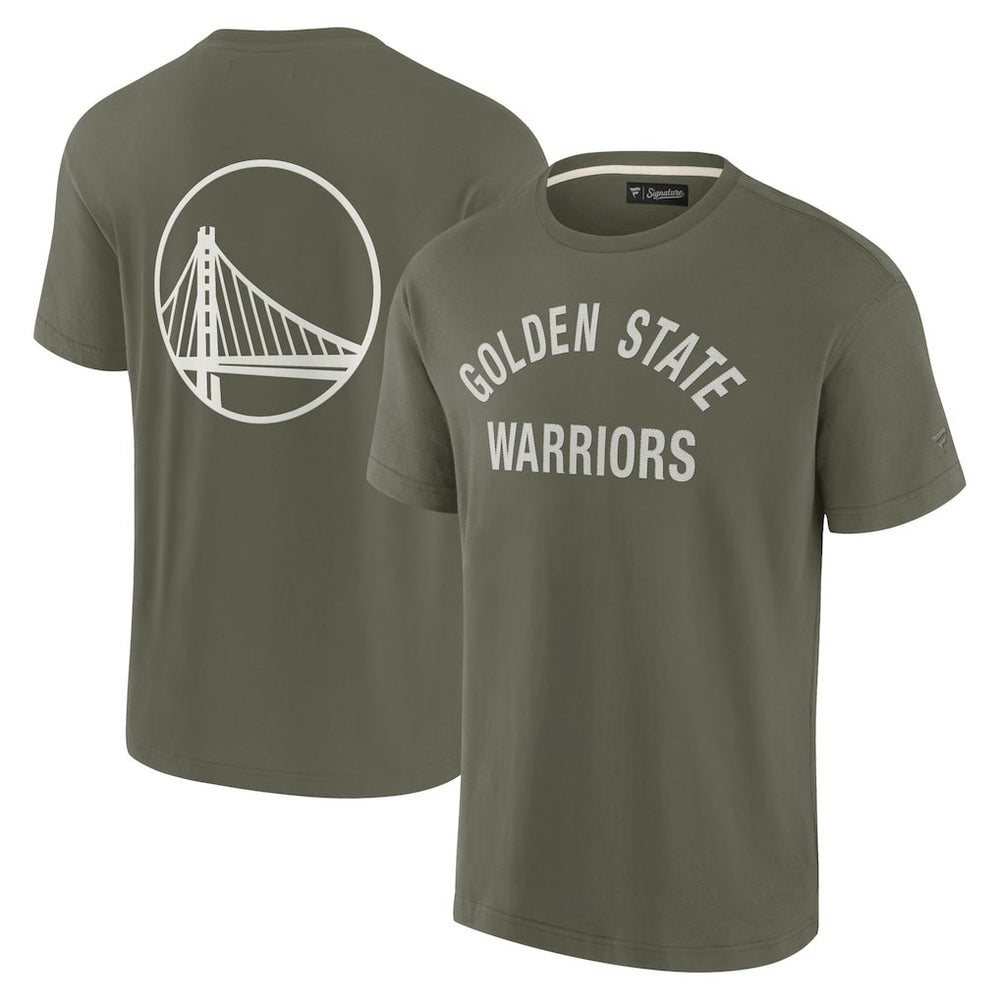 Golden State Warriors Unisex Elements Super Soft Short Sleeve T-Shirt for sale Olive | Fanatics Lifestyle