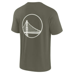 Golden State Warriors Unisex Elements Super Soft Short Sleeve T-Shirt for sale Olive | Fanatics Lifestyle