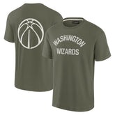 Washington Wizards Unisex Elements Super Soft Short Sleeve T-Shirt Olive | Fanatics discount
