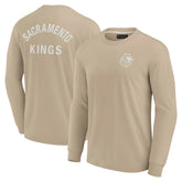 Sacramento Kings Unisex Elements Super Soft Long Sleeve T-Shirt Khaki | Fanatics discount