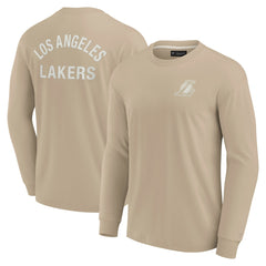 Los Angeles Lakers Unisex Elements Super Soft Long Sleeve T-Shirt Khaki | Fanatics Near Me