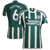 Lisandro Martínez Manchester United 2023/24 Away Player Jersey Green - Adidas Discount