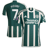 Mason Mount Manchester United 2023/24 Away Player Jersey Green - Adidas Discount