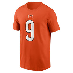 Nike Joe Burrow Cincinnati Bengals Player Name & Number T-Shirt Orange